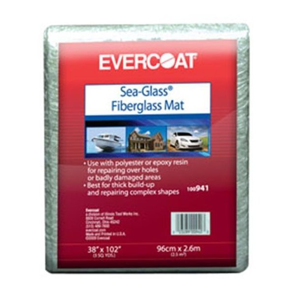 Evercoat Fibre Glass-Evercoat FIB-942 Fiberglass Mat; 8 Sq. Ft. FIB-942